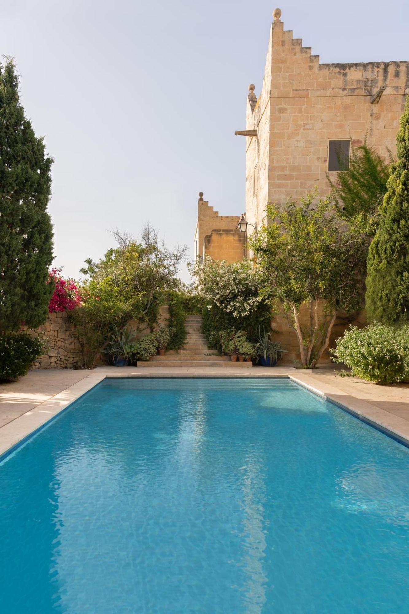 Casa San Rocco - Luxurious Grand 18Th C. Palace With Gardens & Pool Hal Ghaxiak Eksteriør bilde